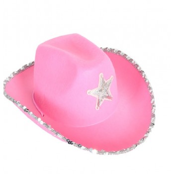 Pink cowgirl hat with star BUY